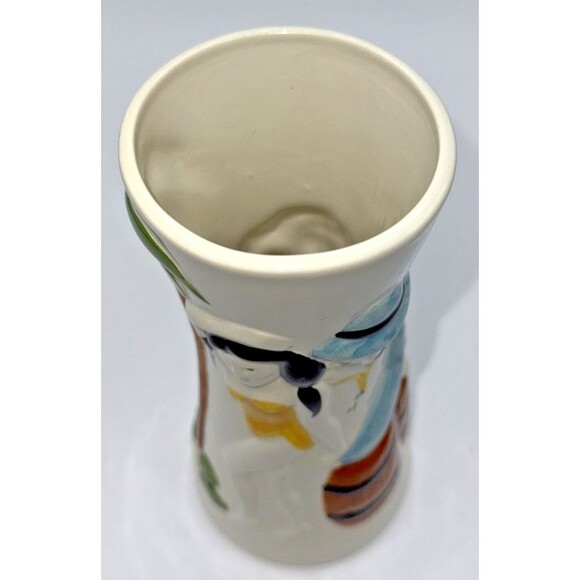 Vintage Sail With Harvey's Hula Girl Tiki Bar Mug/Cup/Vase Lake Tahoe 8.5” - Picture 12 of 13